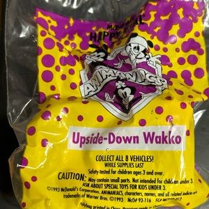 Vintage 1994 Disney Looney Tunes Upside Down Wakko McDonald's Happy Meal Toy New